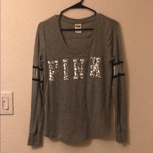 Long sleeve Pink tee - Picture 1 of 5